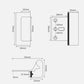 Home Security Door Hinge Lock